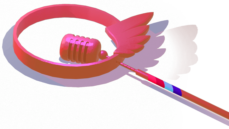 Side decoration of Kalon's Microphone