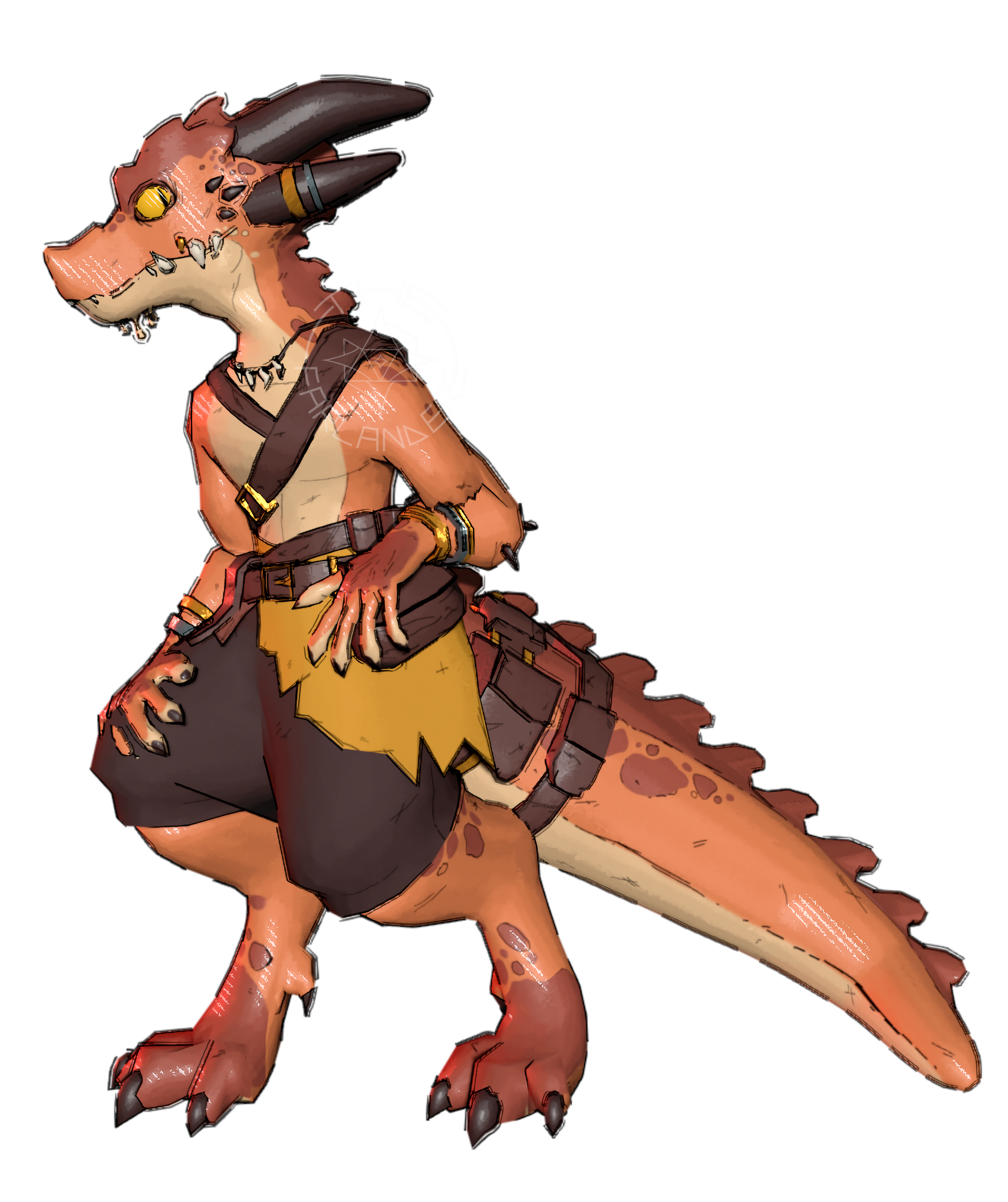 Fullbody Render of Barkley